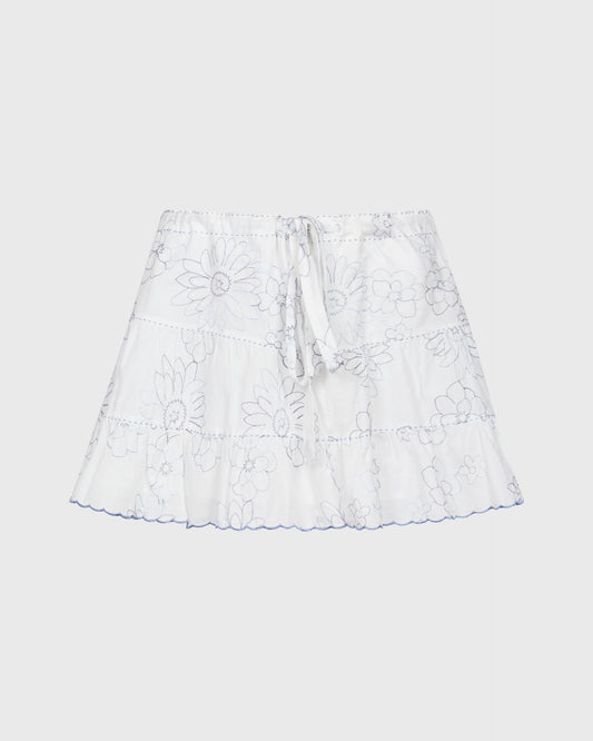 Abercrombie and Fitch Floral Stitching Mini Skirt