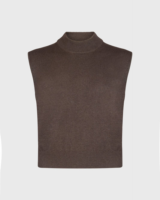Aida Barni Sleeveless Turtleneck Top
