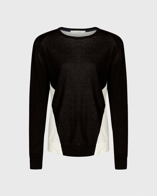 Boden Knit With White Panel At Back