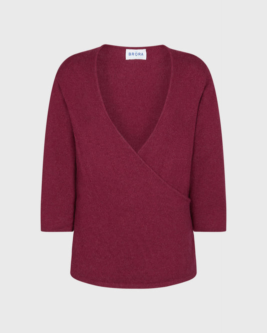 Brora Wrap Knit Top
