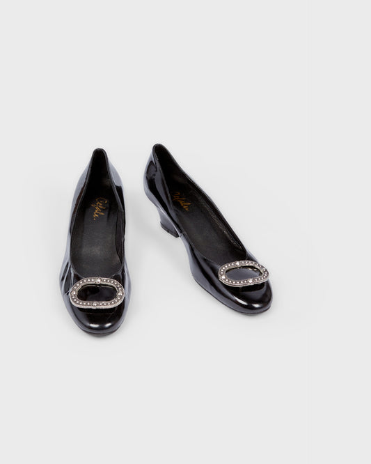 Cefalu Pumps With Silver Hardware