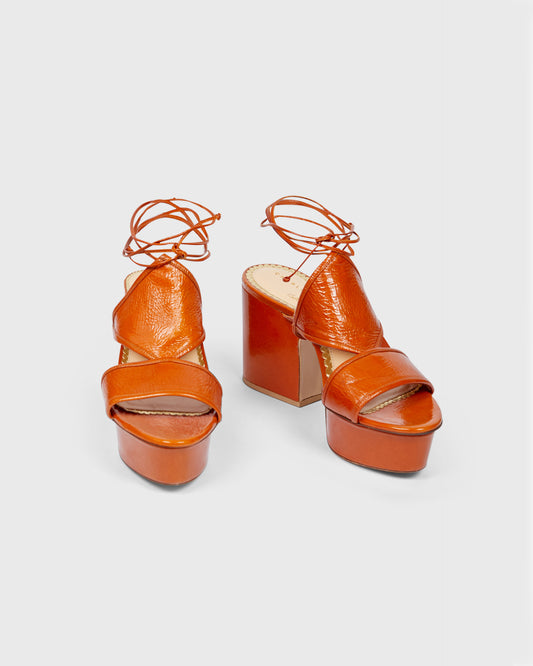 Charlotte Olympia x Isa Arfen Block Heel Shoes