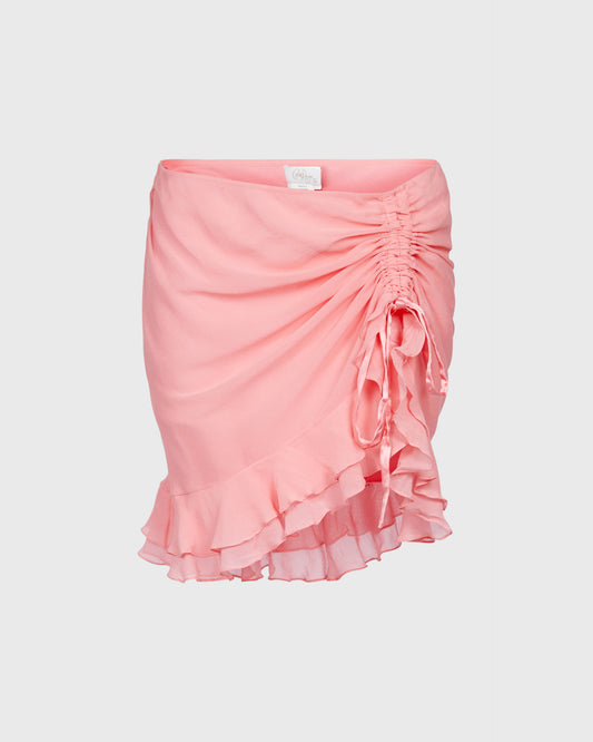 Collete Dinnigan Mini Skirt With Ruffles
