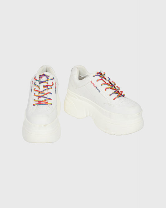 Bershka Platform sole with multi laces