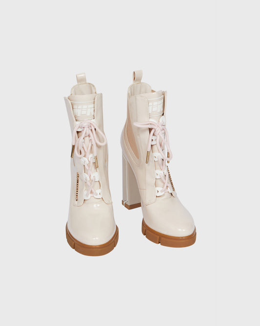 Mistress Rocks Lace up ankle bots