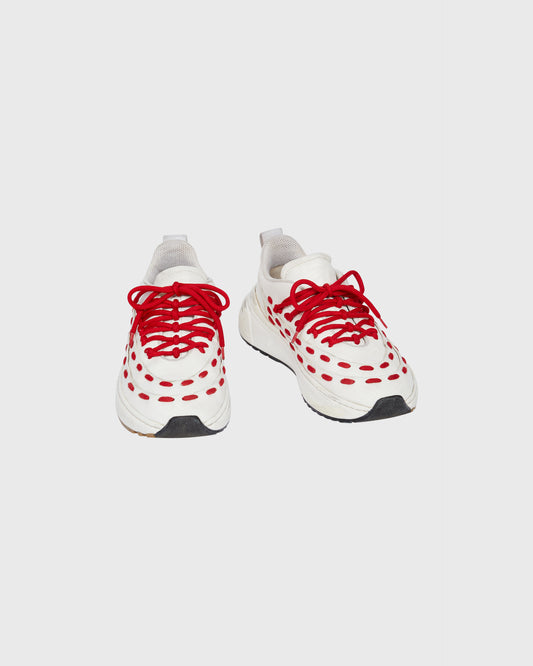Bottega Venetta Lace Detail Chunky Trainers