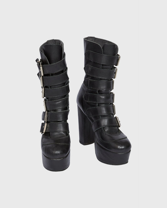 Unbranded Platform boots with buckles
