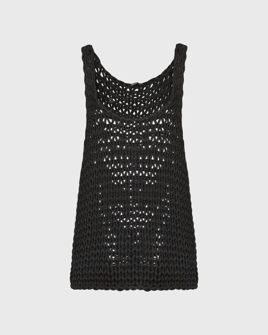 Denham Chunky Knit Vest Top