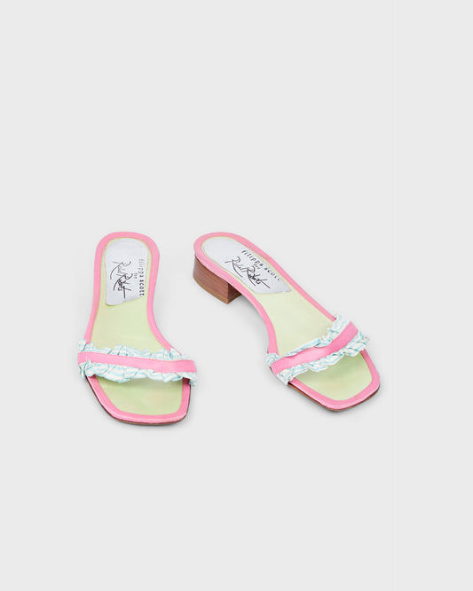 Filippa Scott Flat Mules With Ruffles