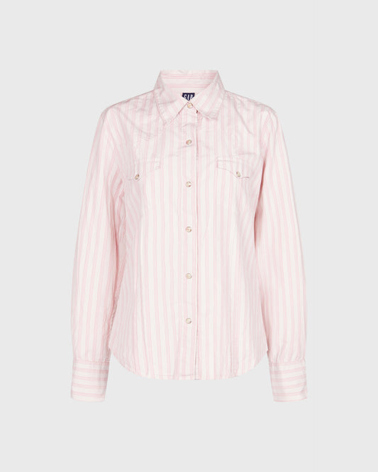 GAP Pinstriped Cowboy Shirt
