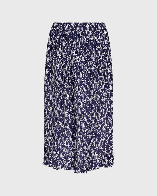 Jacques Vert Pleated Floral Midi Skirt