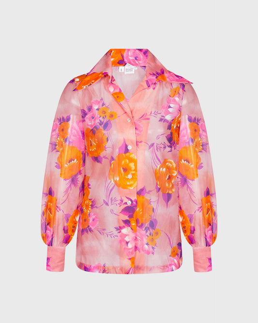 Jami Floral 70s Blouse