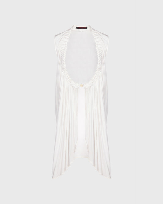 Jean-Pierre Braganza Ruched Waist Coat