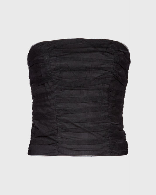 Jigsaw Ruched Bustier Top