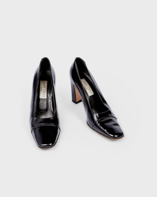Jimmy Choo Court Shoe Rectangle Toe