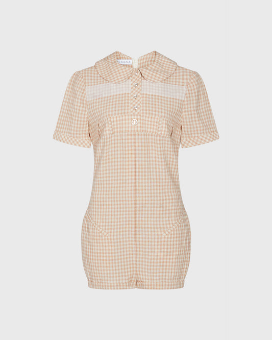 Jiri Kalfar Vintage Check Playsuit