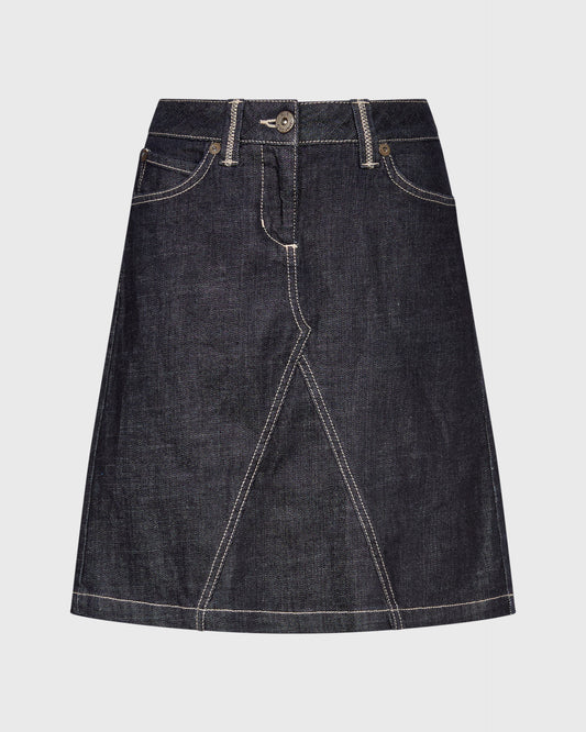 John Rocha Midi Length Denim Skirt