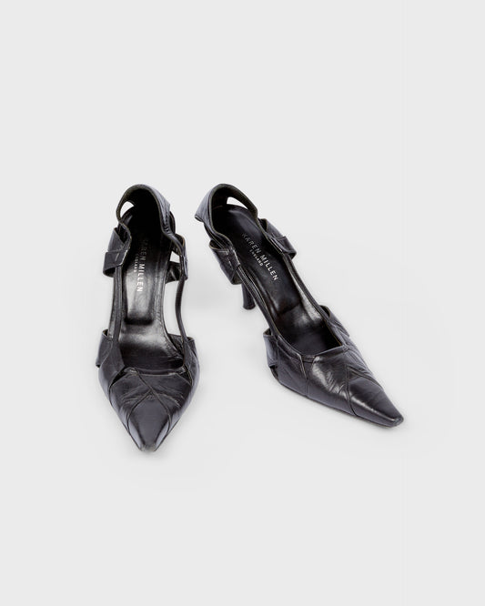 Karen Millen Pointy Heels With Cut Out Detail