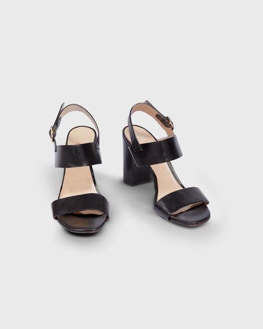 Luruena Block Heel Strappy Heels
