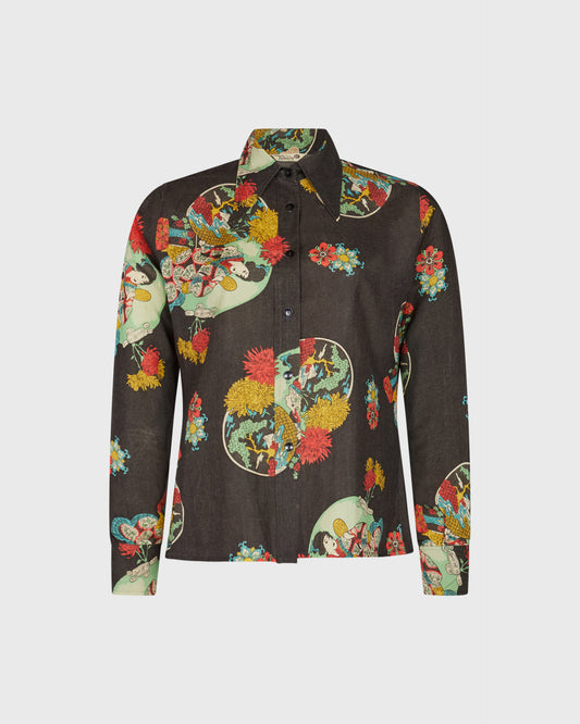 Mark Roberts Asian printed shirt