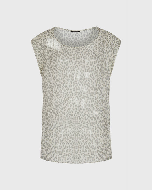 Massimo Dutti Cheetah Print Blouse
