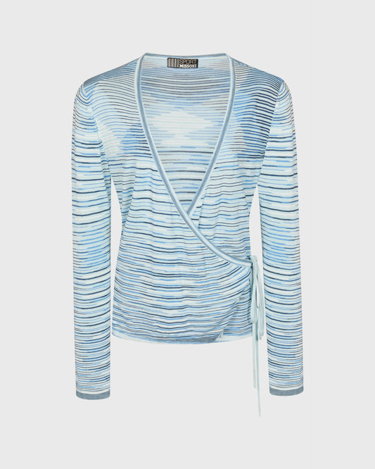 Sport Missoni Striped Wrap Cardigan