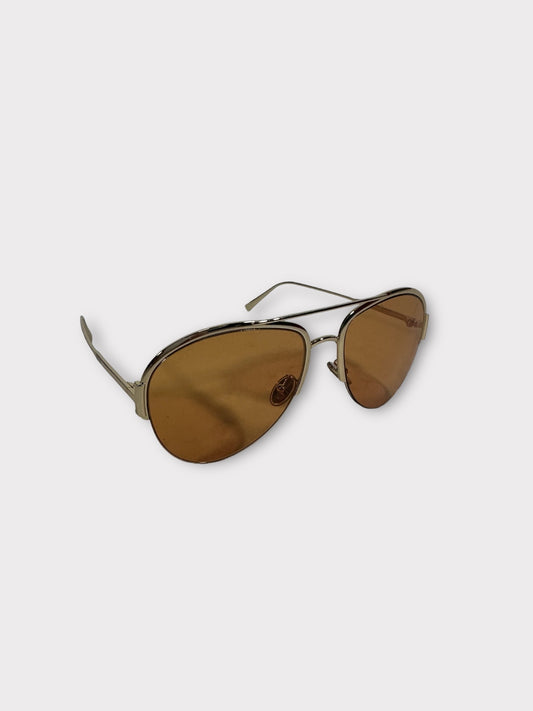Tods Orange Aviator Glasses