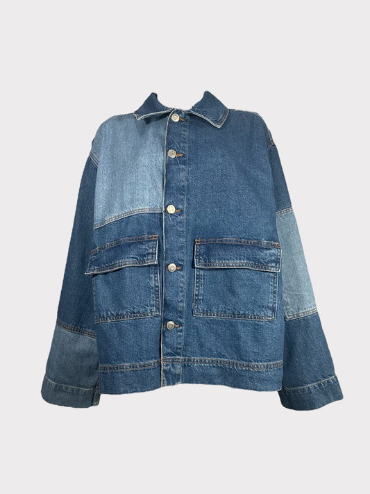 ASOS Patchwork denim jacket