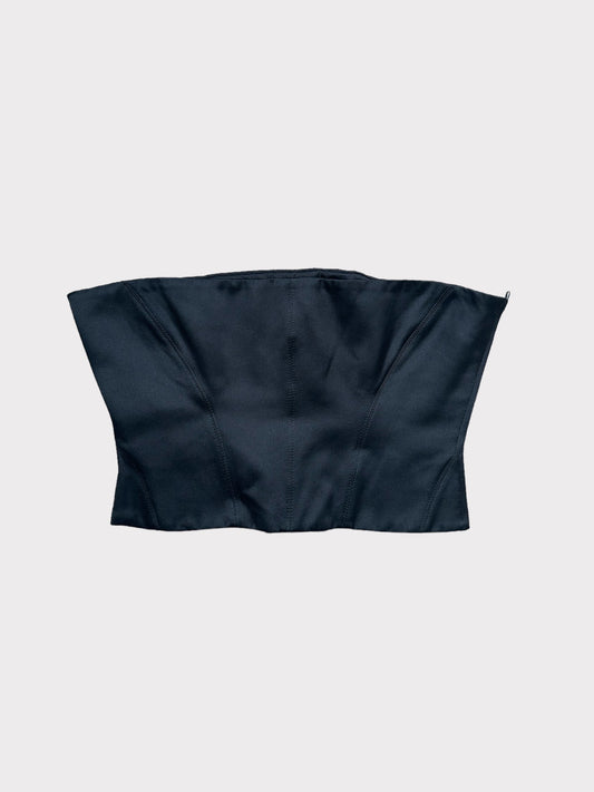 Unbranded Black Bustier Top