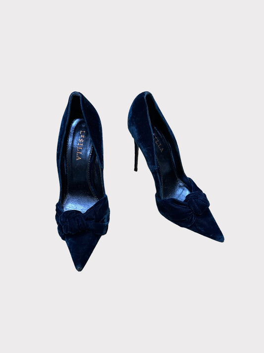 Le Silla Bow detail pointed stilettos