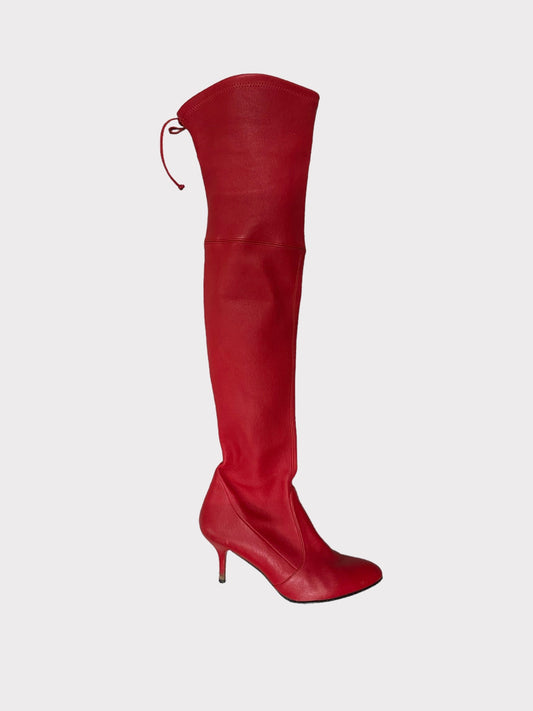 Stuart Wietzman Over the knee almond toe boots