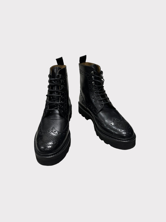 Grenson Chunky Sole Brogue Boots