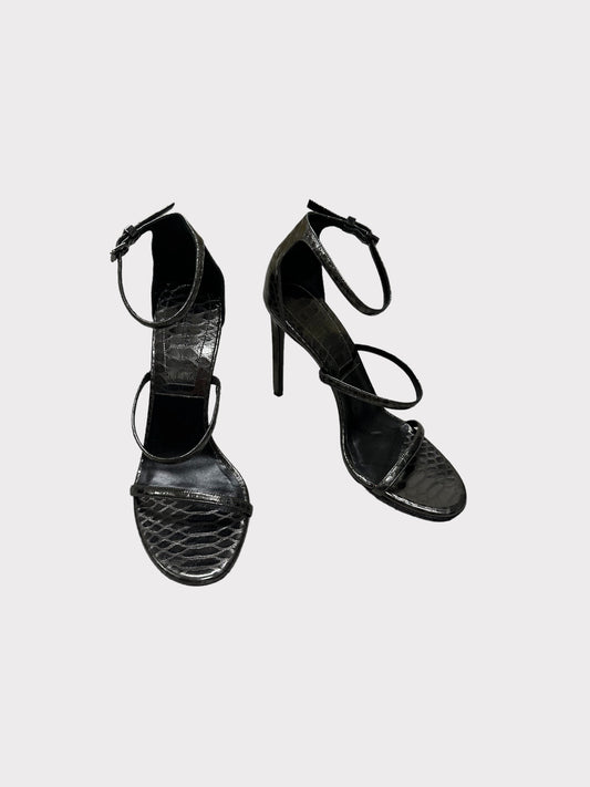 Michael Kors Metallic strappy heels