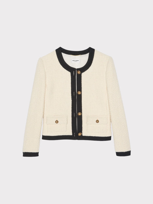 Saint Laurent Tweed style jacket