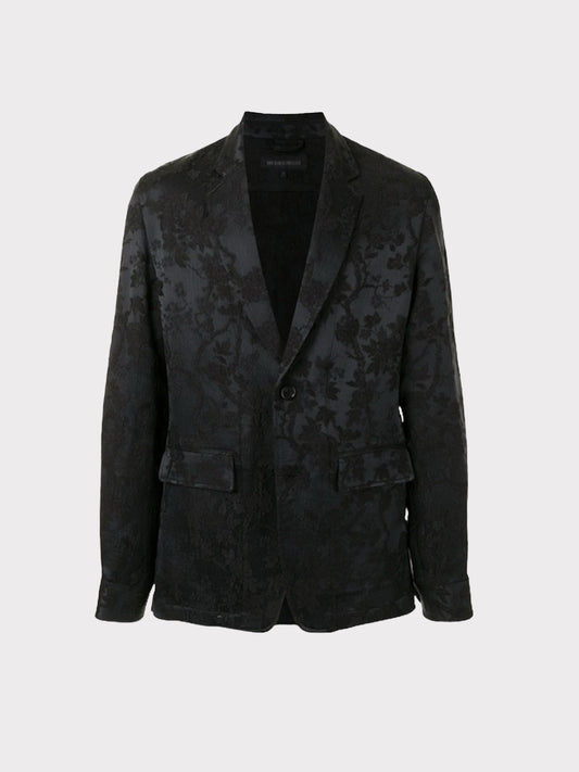 Ann Demeulemeester Floral Embroidered Suit