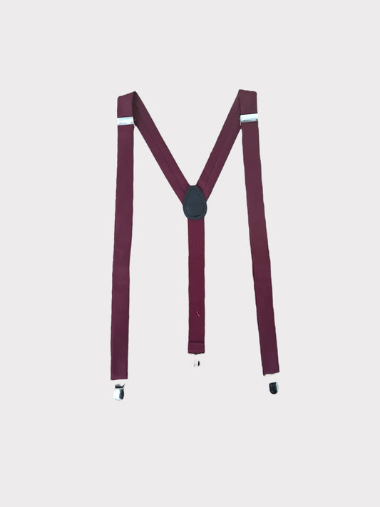 ASOS Burgundy Braces