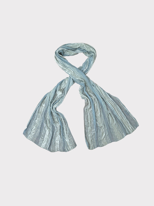 Scarf Shop Cream Velvet Stripe Scarf