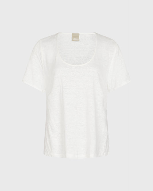 Poetry Low Neck T-shirt