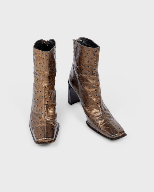 Stuart Weitzman Ankle Boot With Dot Detail