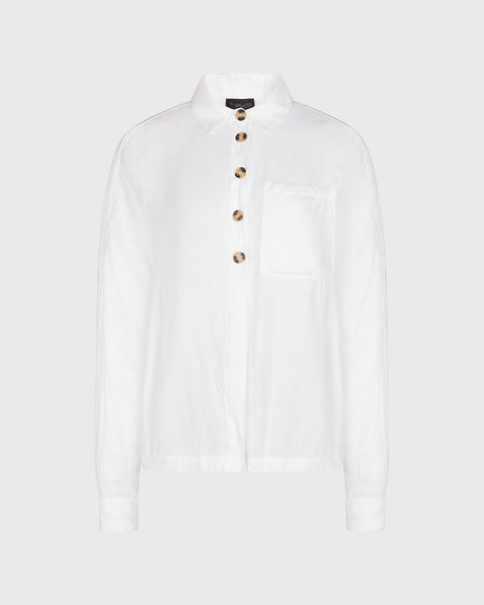 Topshop Tortioseshell Button Slouchy Shirt