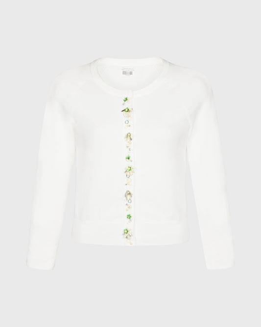 Unbranded Cardigan With Flower Gems