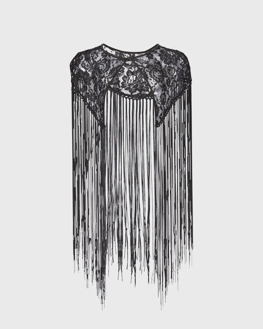 Unbranded Fringe Lace Cape