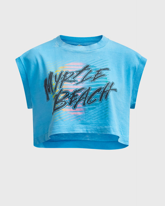 Unbranded Myrtle Beach Graphic Crop Top
