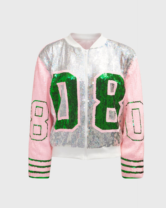 Unbranded Sequin Bomber Jacket