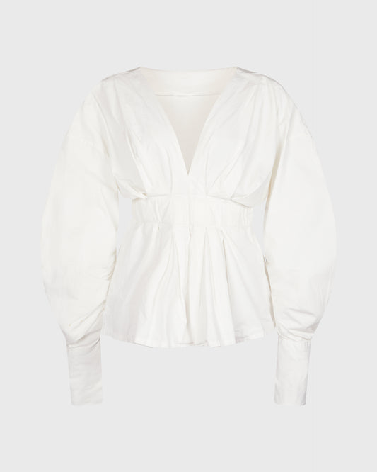 Unbranded Shirt With Ruched Waist