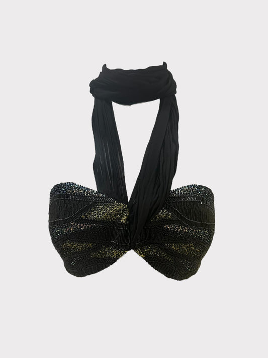 Mannat Gupta Halter neck bralet top