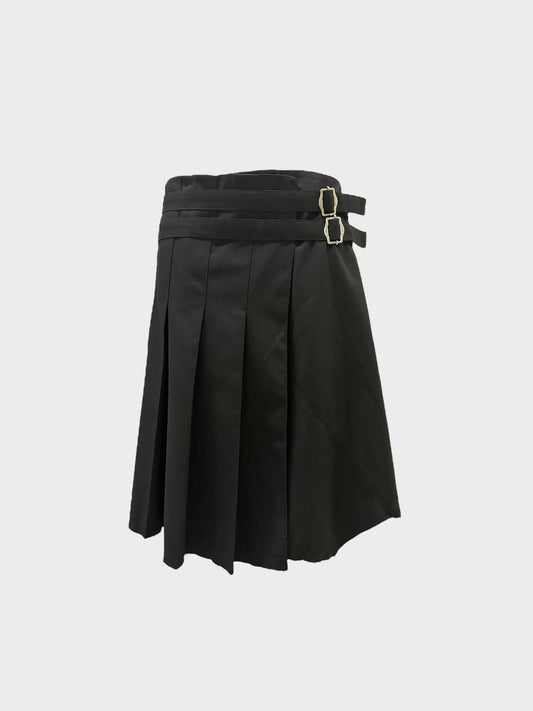 Jaded Pleated Knee Length Kilt