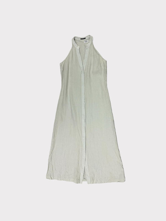 Gabriele Stehle Long Sleeveless Button Dress
