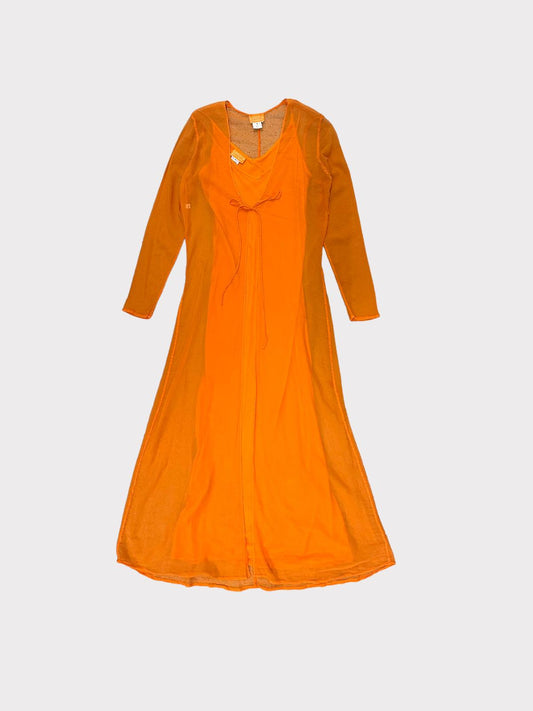 Ghost Maxi Dress And Cardigan Set