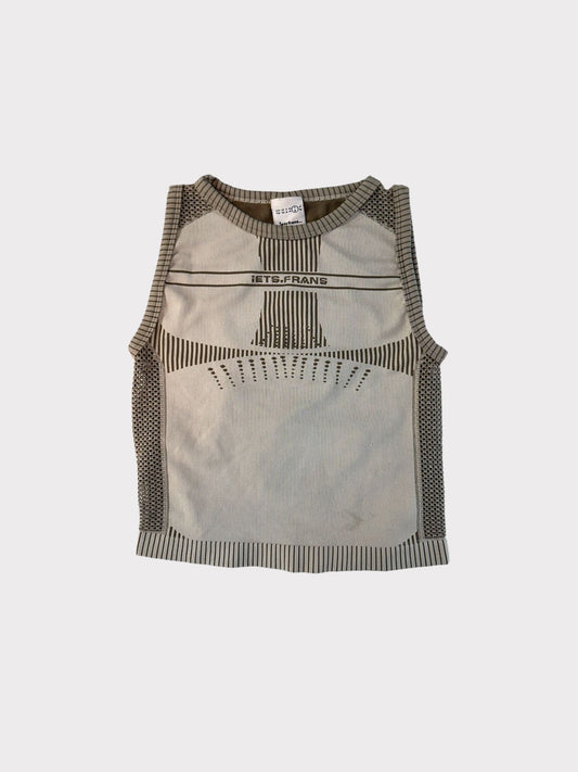 iets frans Open Back High Neck Top